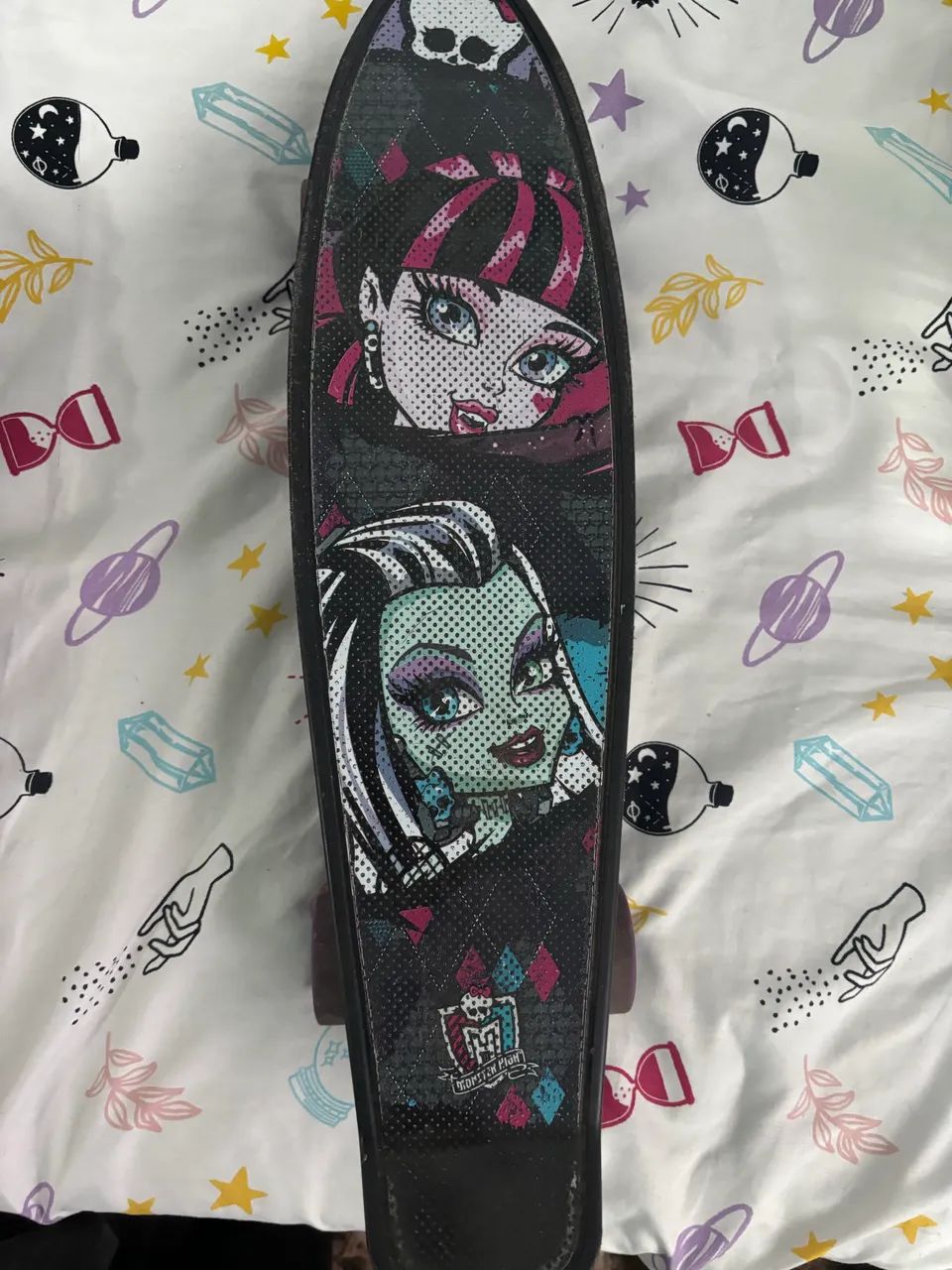 Skate longboard monster high infantil 