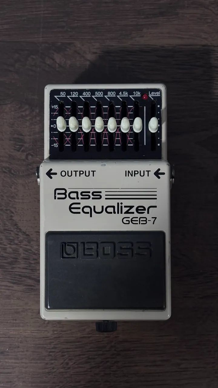 Bass Equalizer Boss GEB-7 made in Japan - Equipamentos e