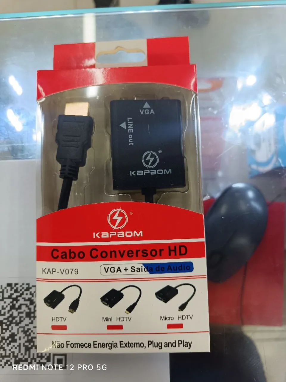 Adaptador VGA P/HDMI 