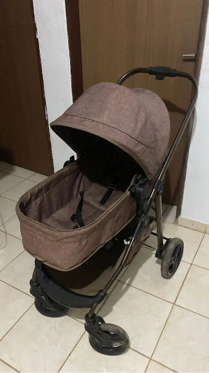 Carrinho moises galzerano e bebê conforto  - Foto 3