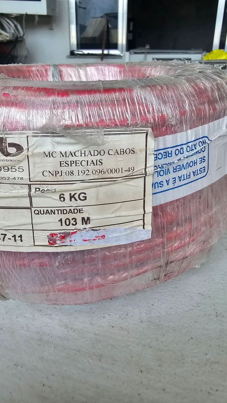 Cabo Alarme Incêndio Blindado 2x1,5mm Conducab 103m Novo - Foto 5