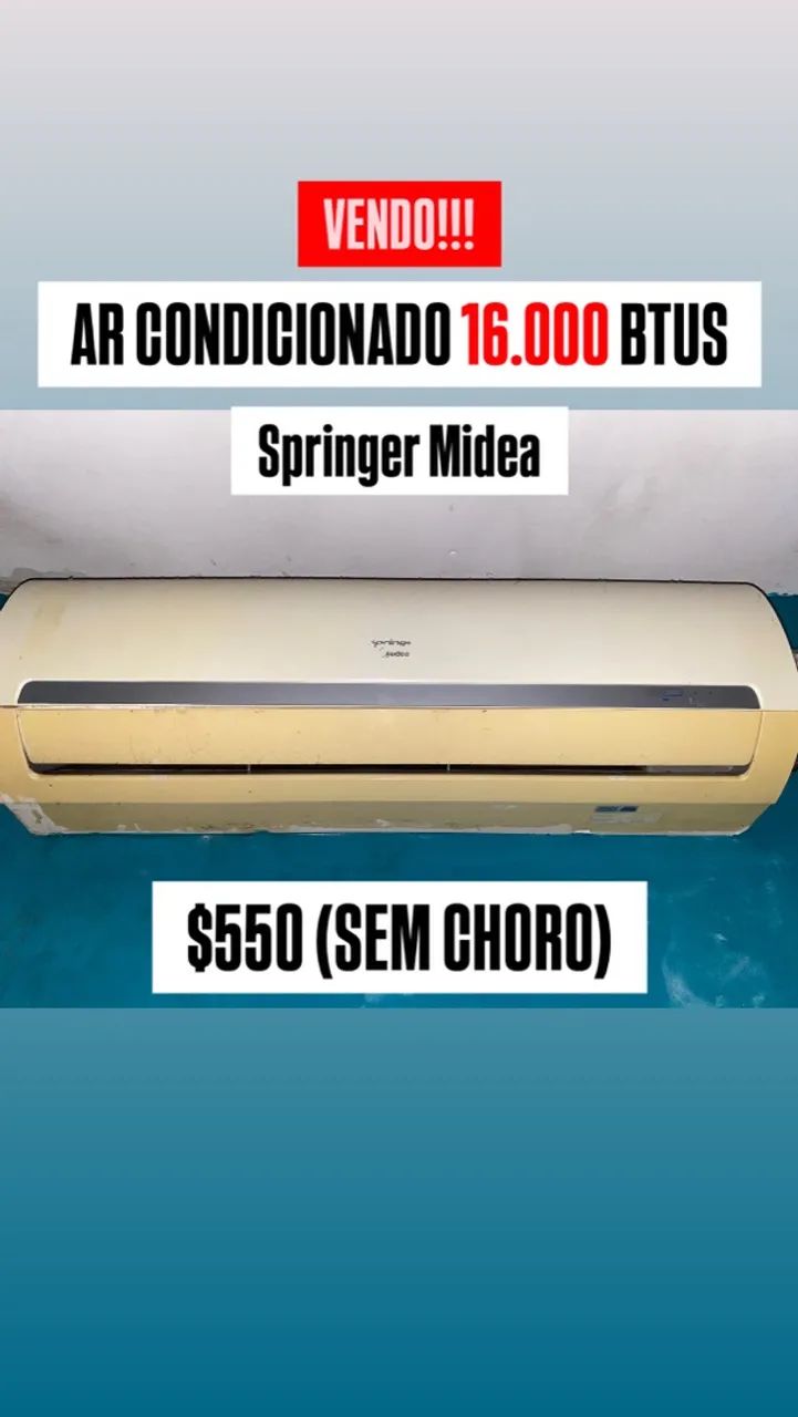 Ar condicionado springer midea 