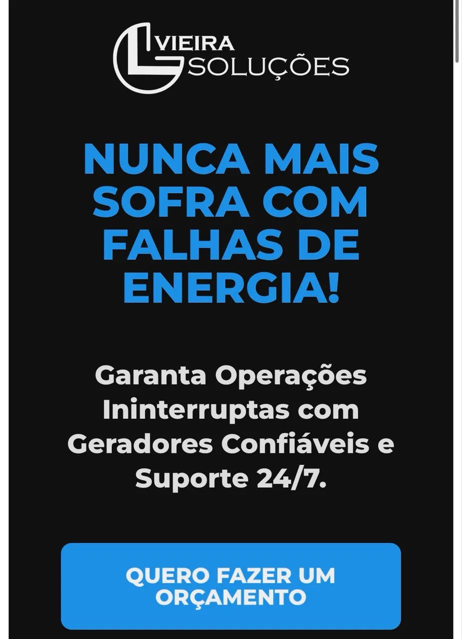 Geradores Caterpillar, FG Wilson e MWM para Locação