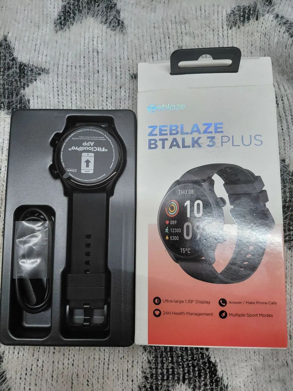Relogio Inteligente SmartWatch Redondo  BTALK 3 PLUS