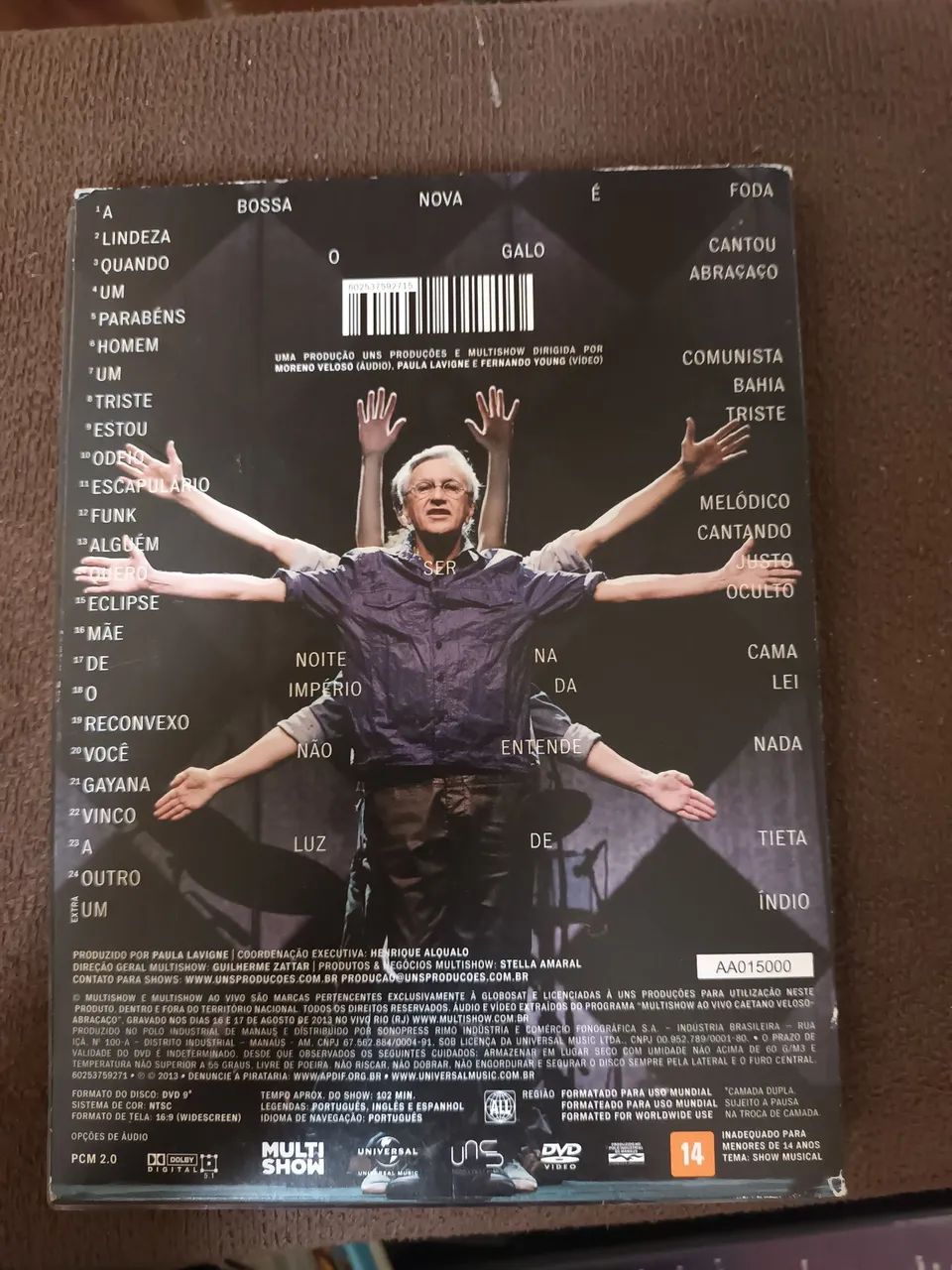 DVD Caetano Vrliso, Rosas Saron, Belo, etc