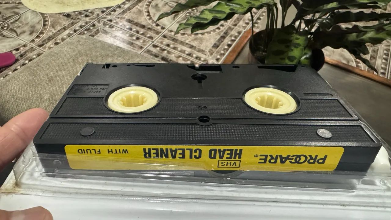 Fita Limpadora de cabeçote de vídeo k7 - Foto 3