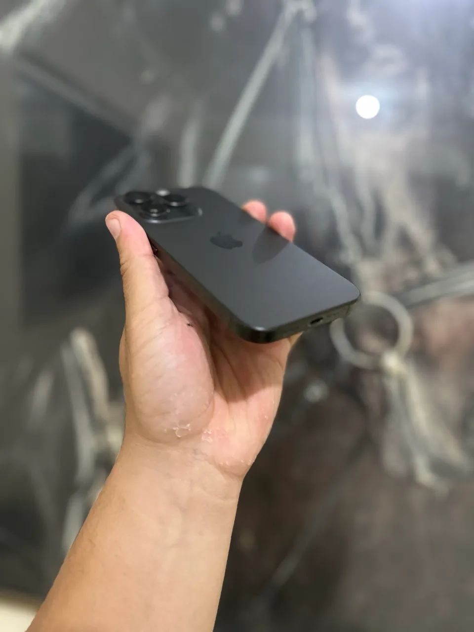 iPhone 15 pro - 256 gb , a vista tem desconto  - Foto 5