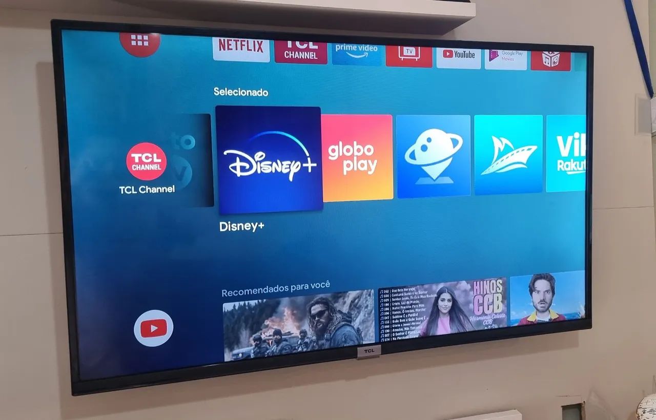 Tv Smart TCL 43 Polegadas Full HD - Sistema Android - HDR - Bluetooth - Play Store - Foto 3