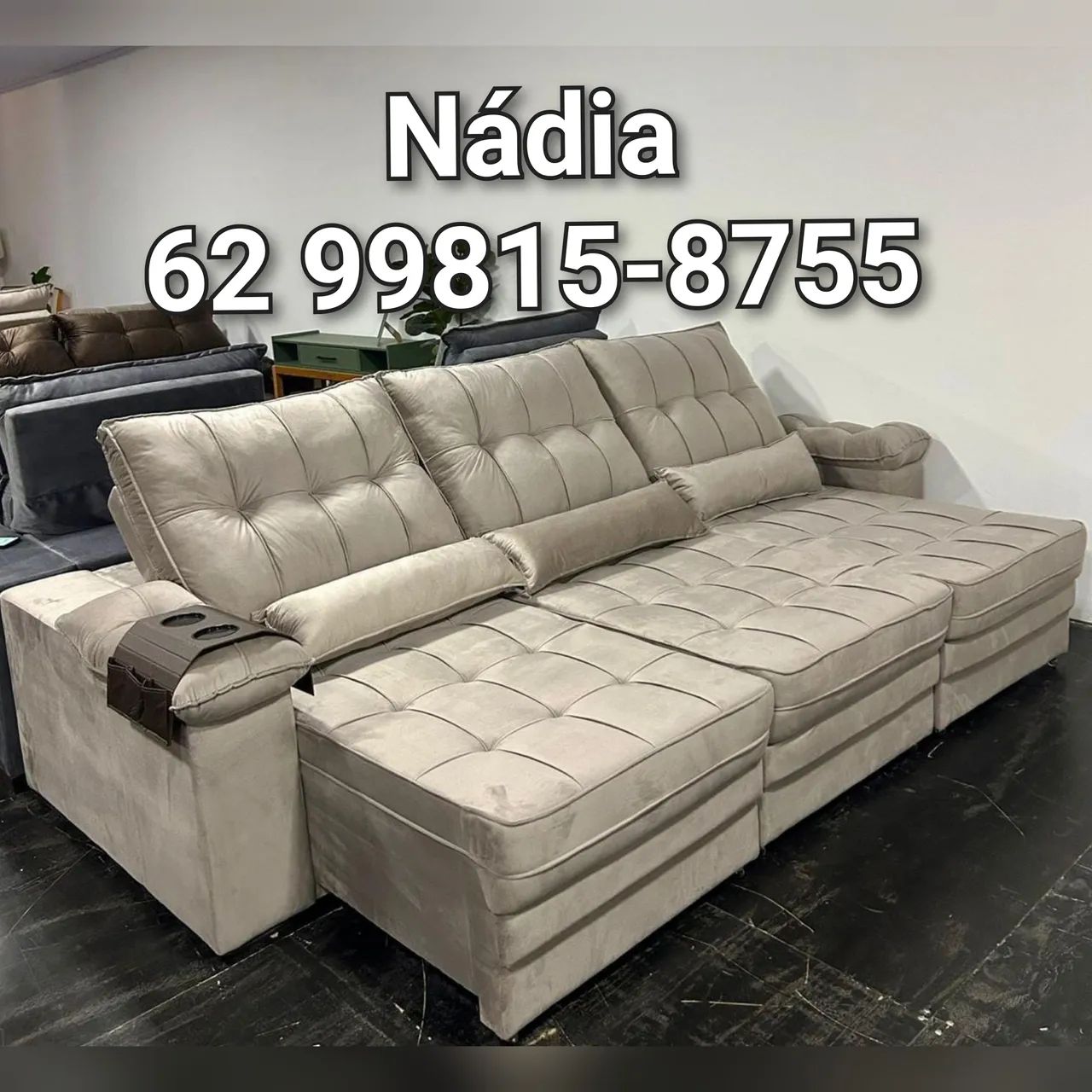 Sofá retrátil em promoção ____,2.300 à vista 