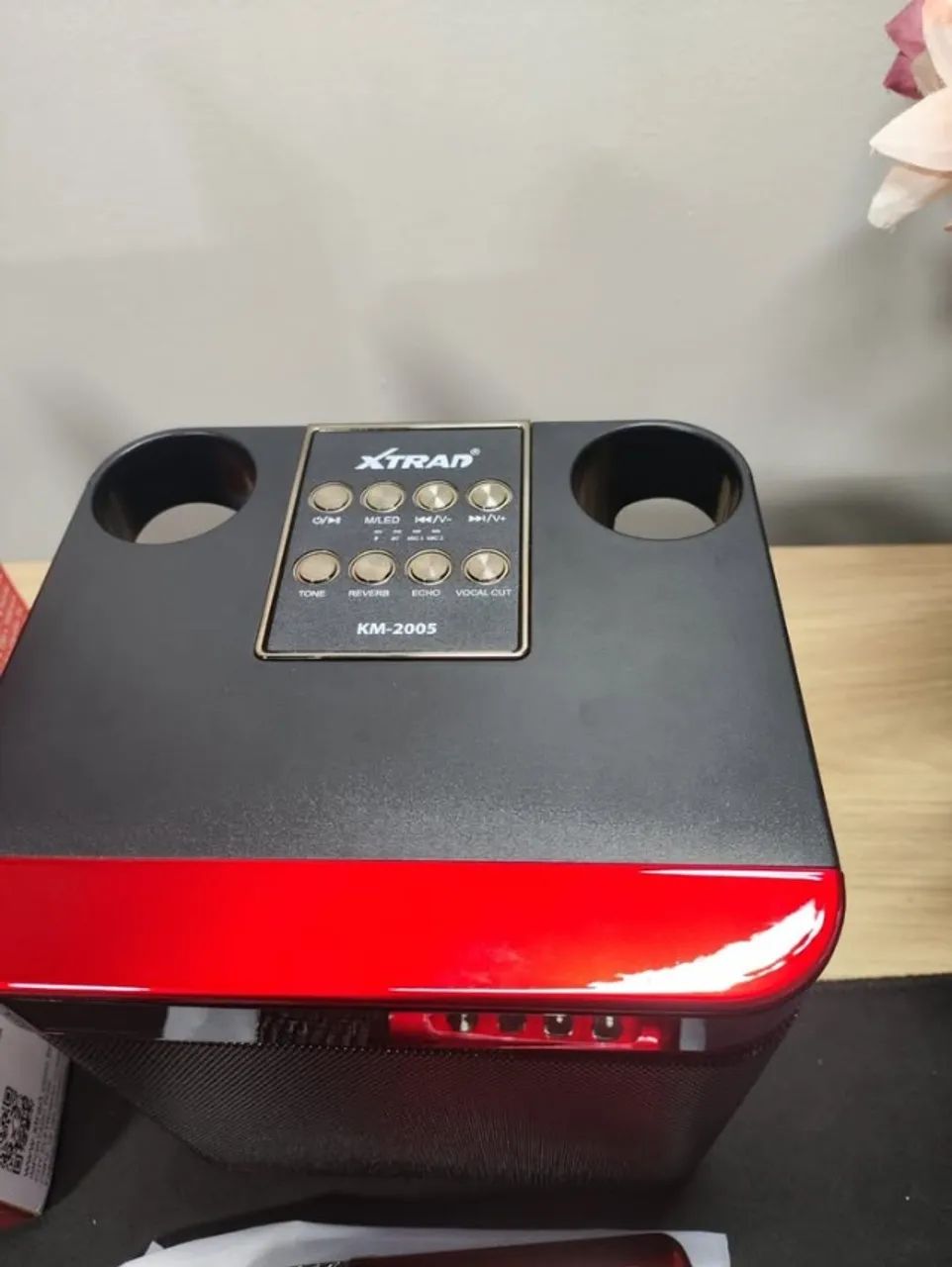  CAIXA DE SOM KARAOKÊ XTRAD 10W! - Foto 2