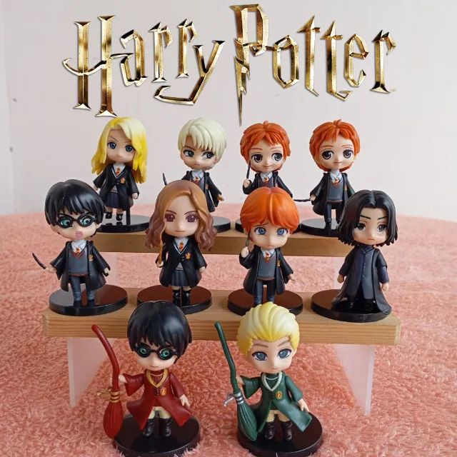 Kit 10 Mini Figures Harry Potter - Coleção Completa Pronta Entrega