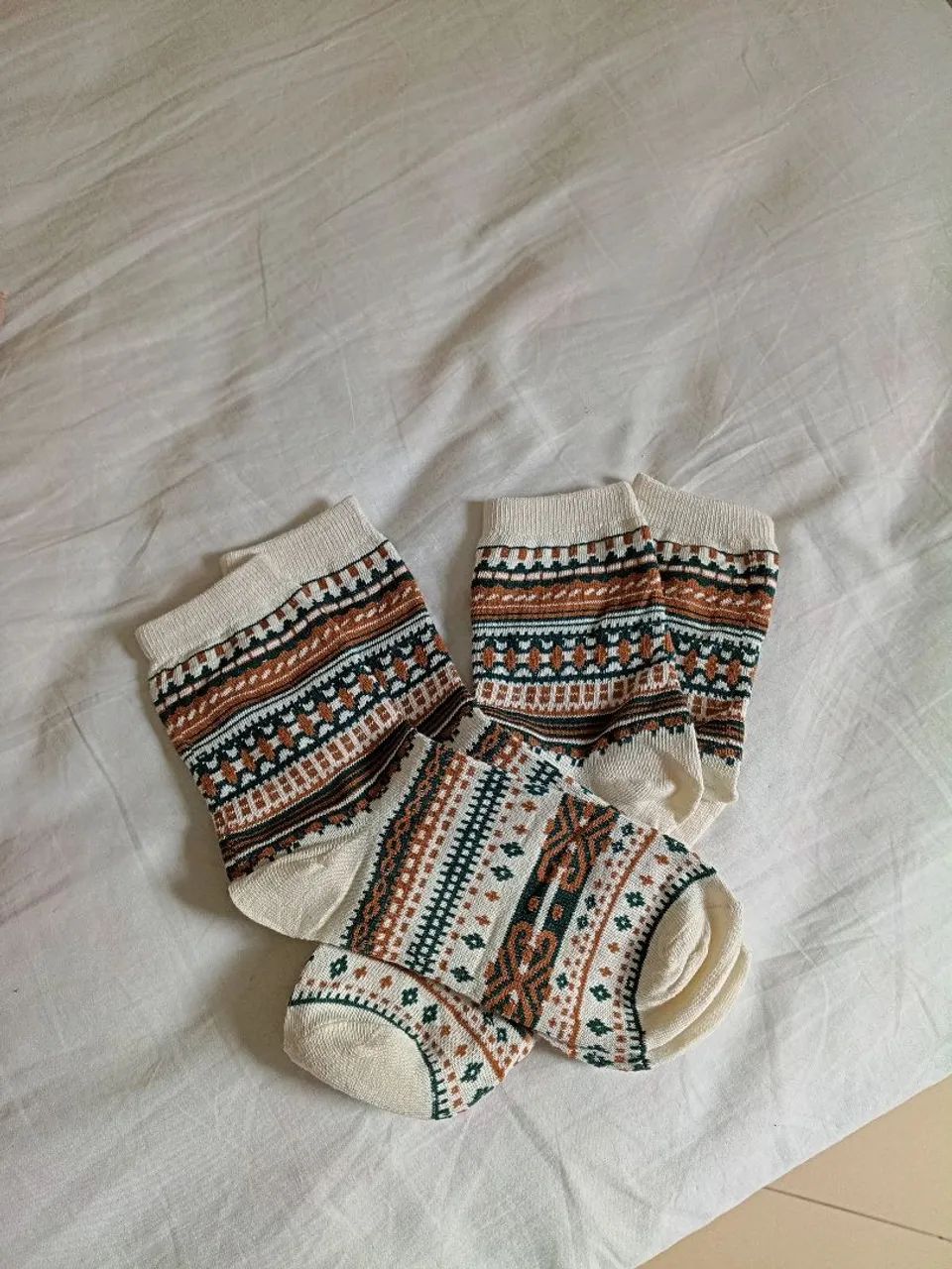 Kit 8 pares de meias diversas - Foto 3