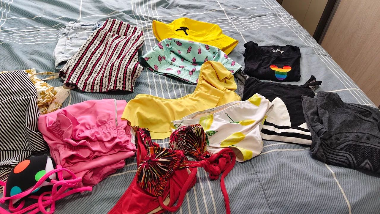 Lote de roupa 