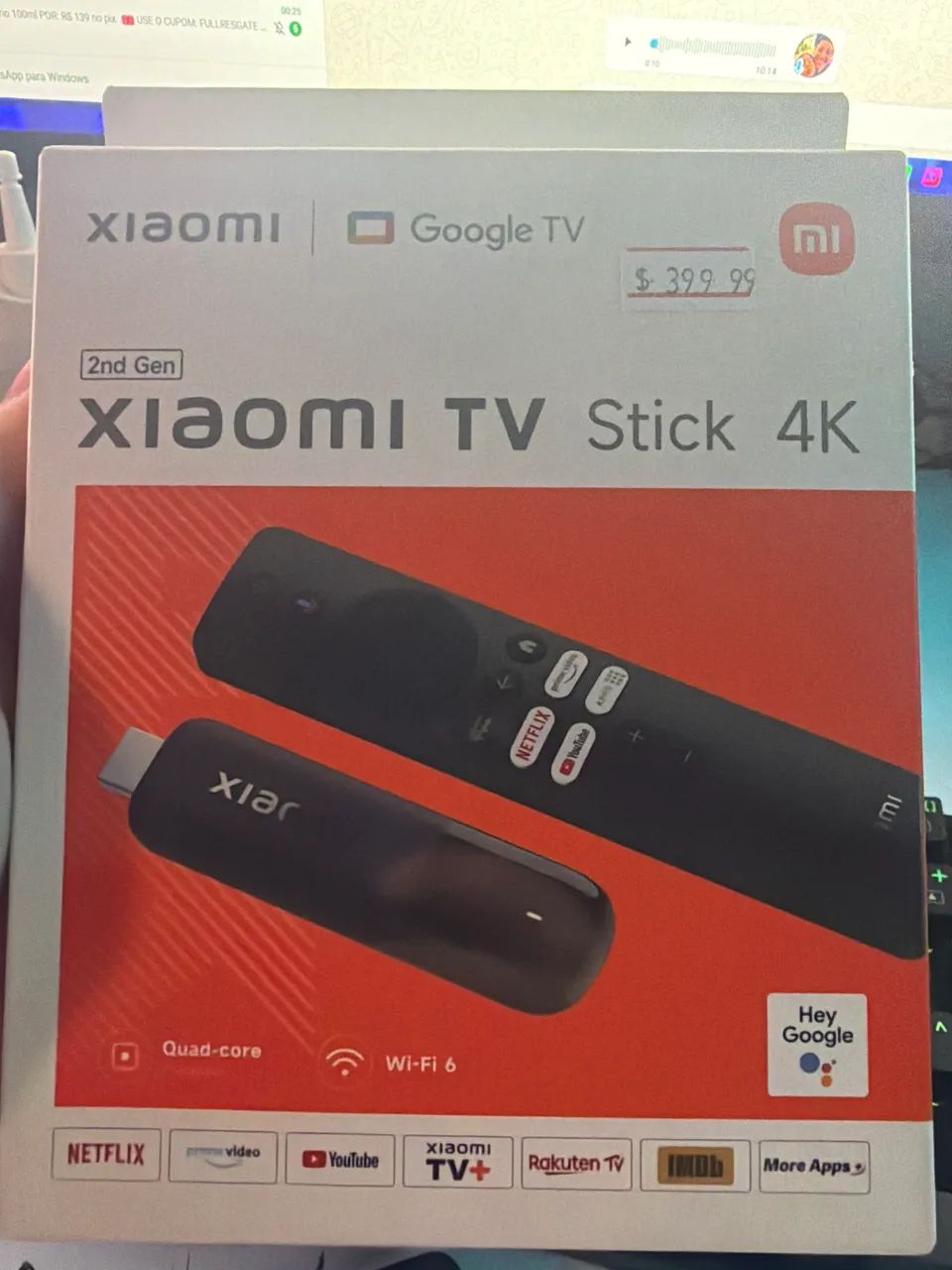 Xiaomi stick tv 4k 2 geração 