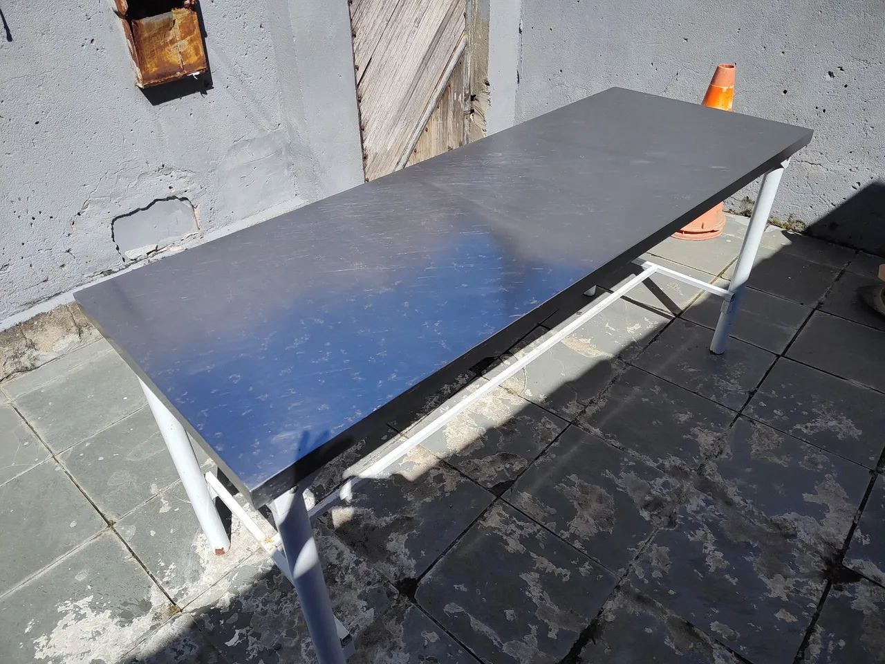 Mesa bancada inox industrial 190 cm - Foto 2