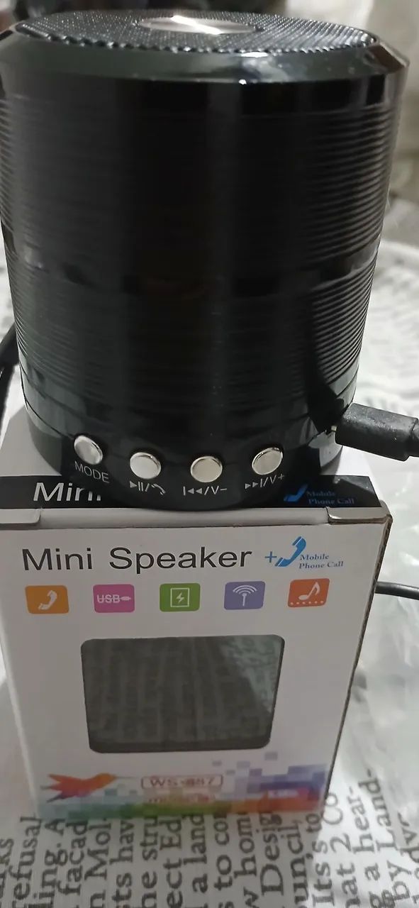 Mini caixa de Som Bluetooth (novas)