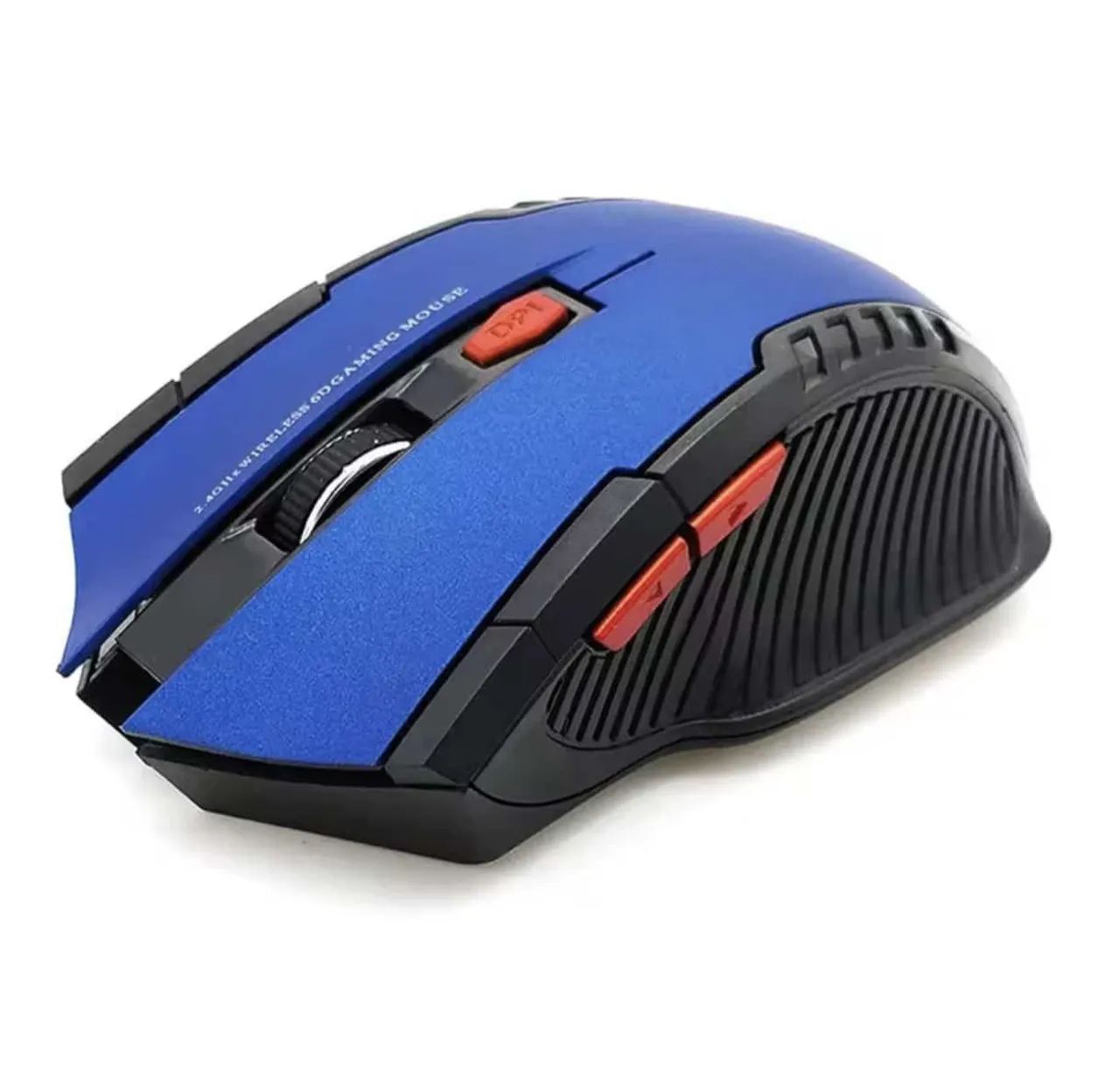 Mouse sem fio Azul com Preto para notebook PC novo