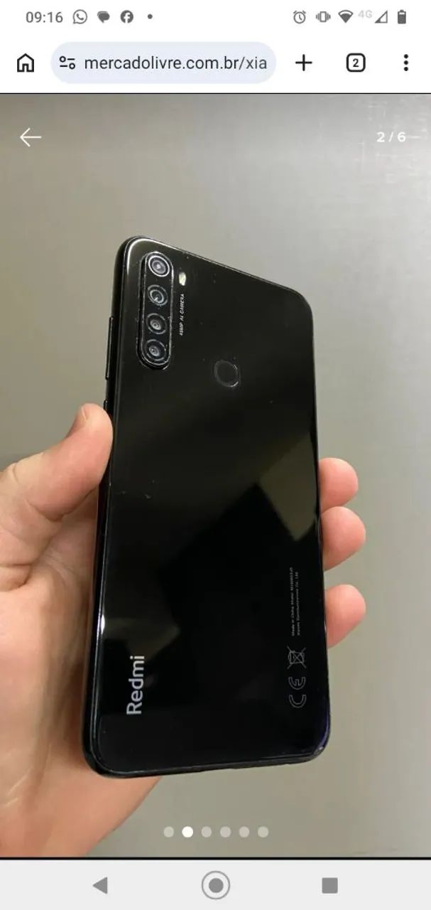 Redimi note 8T conservado_cartoes - Foto 3