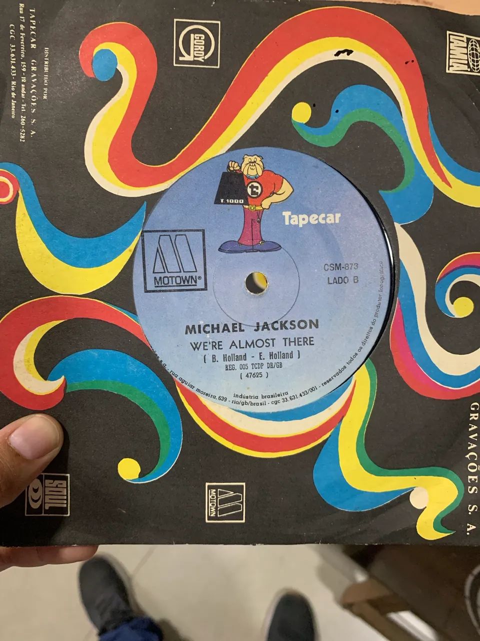 2 discos de vinil compacto Michael Jackson  - Foto 2