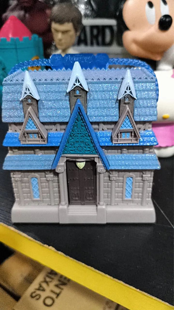 Casa frozen mini animator com miniaturas  - Foto 2