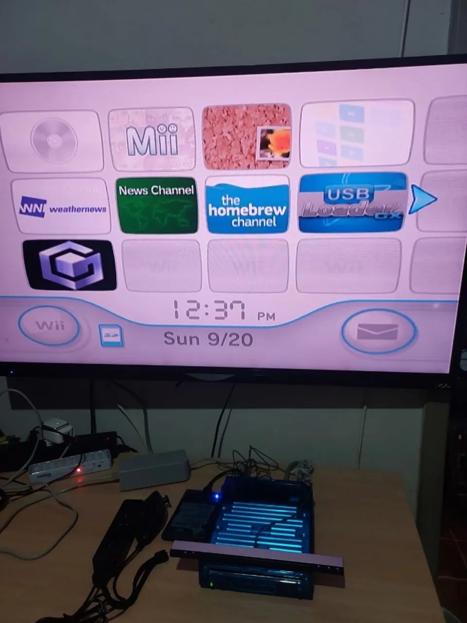 Console Wii Azul Transparente + Hd Com Jogos - Foto 3