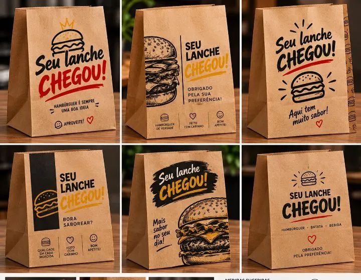EMBALAGENS PERSONALIZADAS PARA DELIVERY  - Foto 3