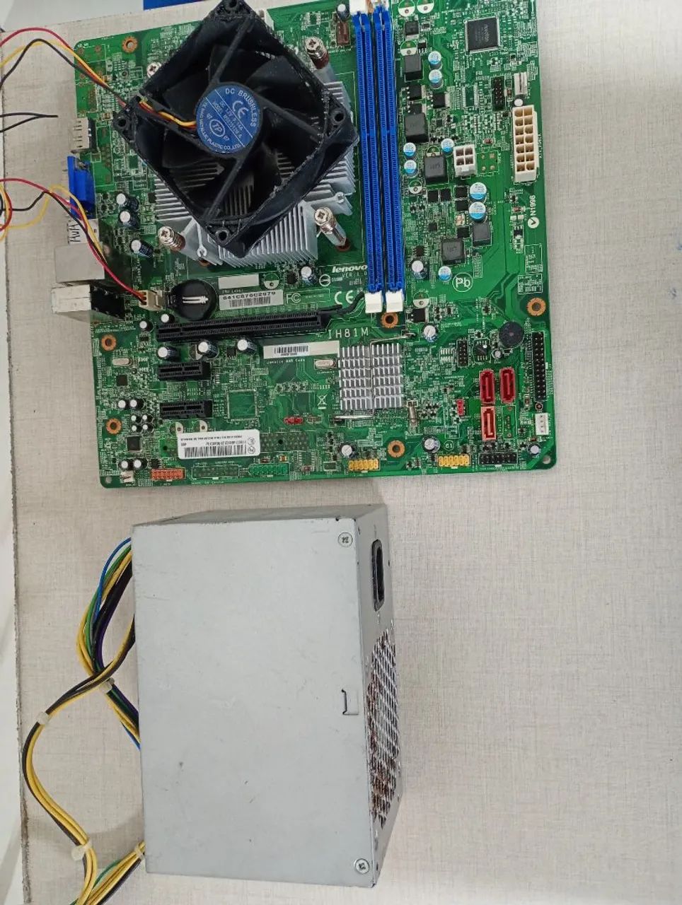 Kit placa mãe ,processador e fonte - Foto 4