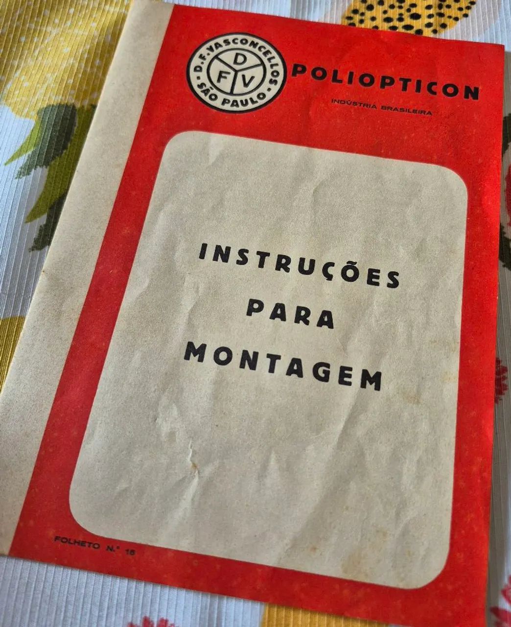Poliopticon Brinquedo anos 60 caixa original DFV - Foto 2