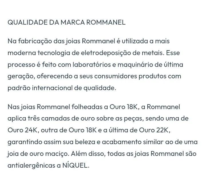 Cordão rommanel folheado - Foto 2