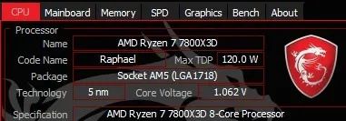 AMD Ryze 7 7800X3D - Foto 2