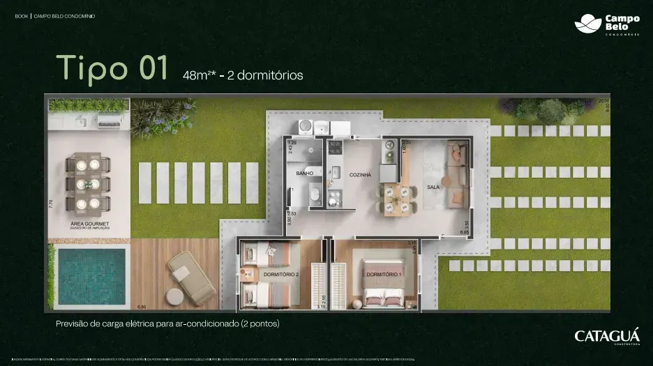 PLANTA 48m²