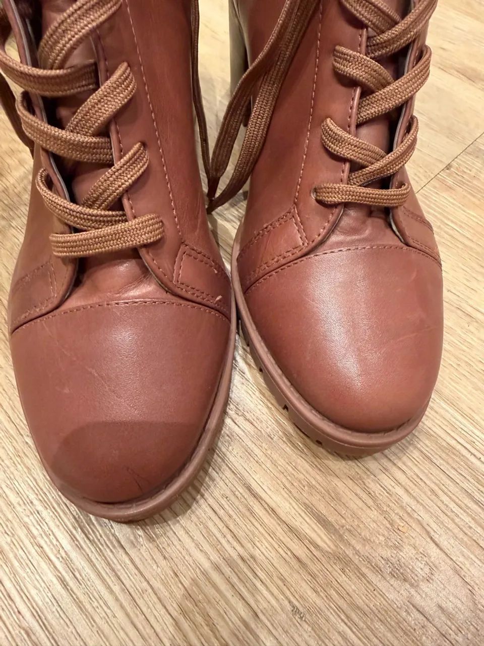 Bota Arezzo marrom, 35, nova! - Foto 2