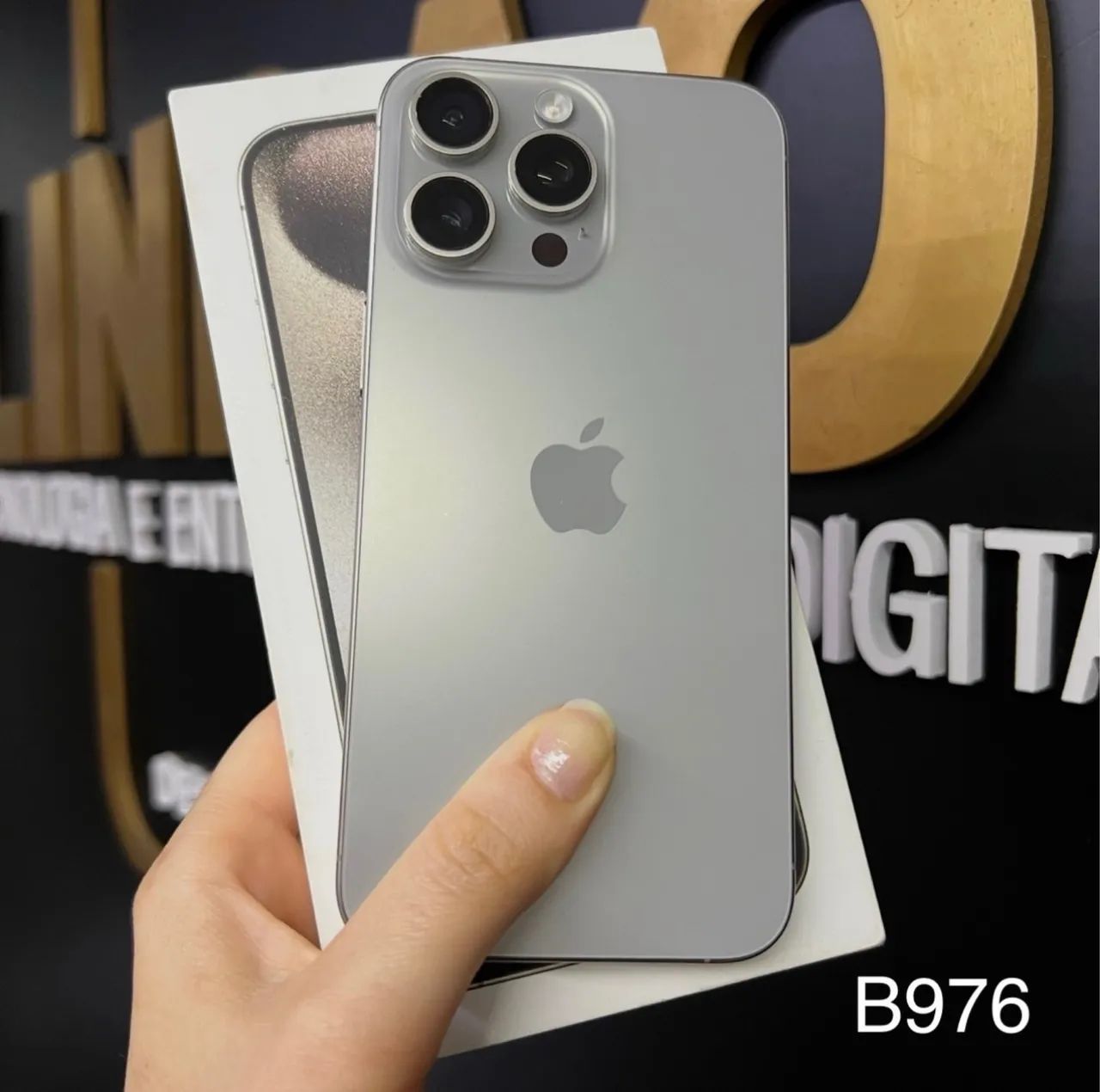 LOJA FÍSICA. IPHONE 15 PRO MAX 256GB NATURAL | COMPLETO COM CAIXA