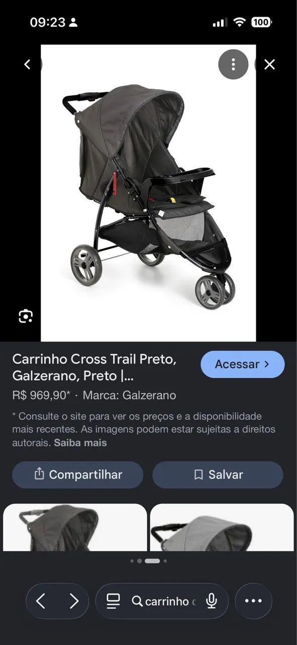 Carrinho de bebê galzerano  - Foto 4