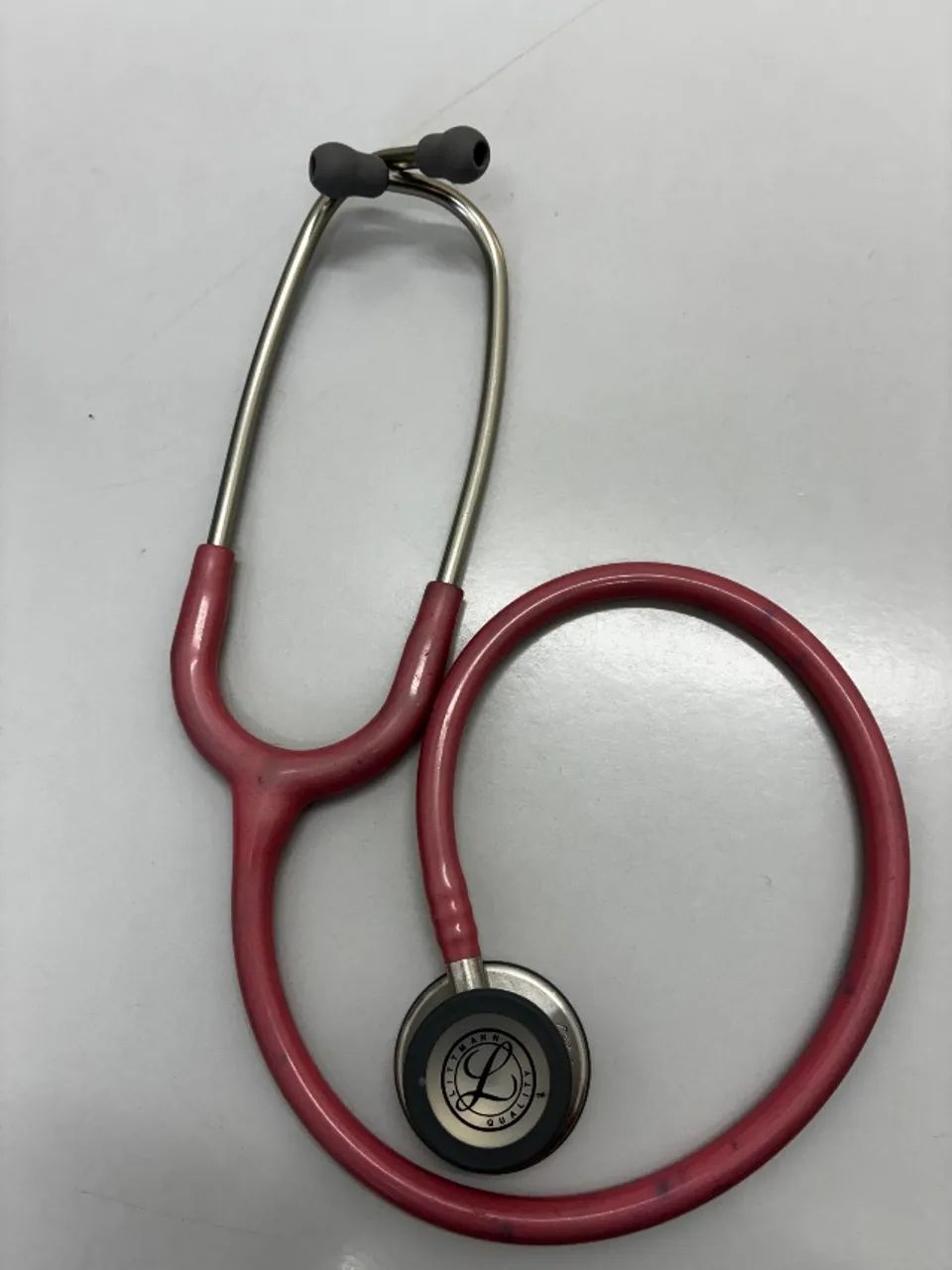Estetoscópio litmann rosa - Foto 2
