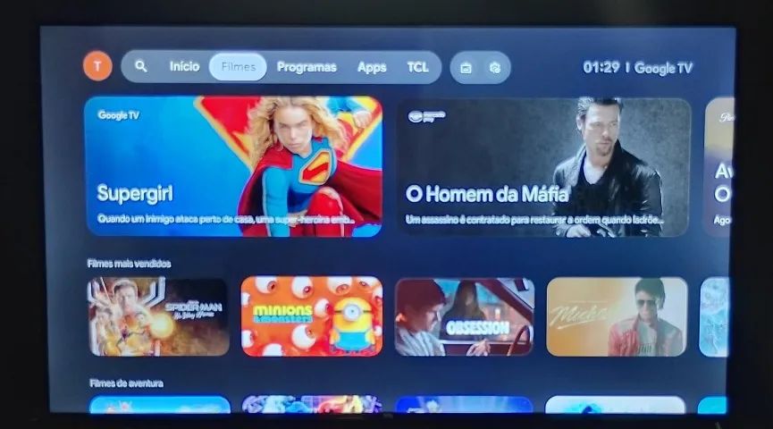 TV 50" 4K TCL HDR GOOGLE BLUETOOTH WIFI 5G - Foto 3