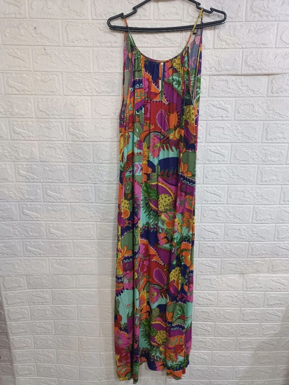 Vestido longo Farm