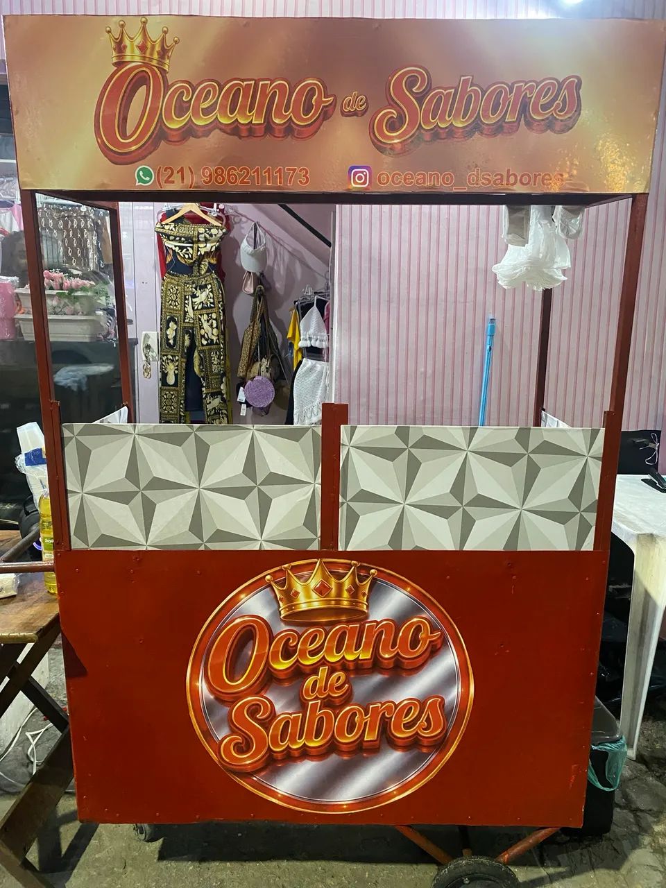 Barraca para lanches 