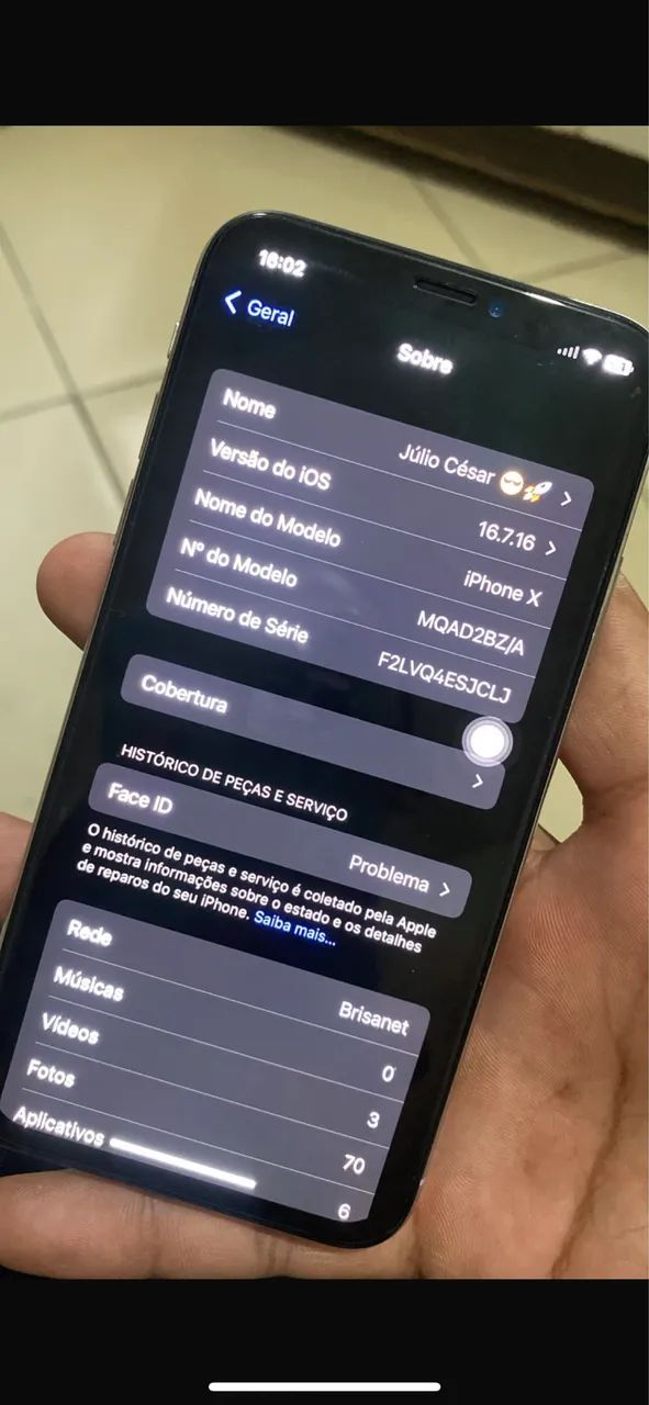 Vendo iPhone X 64 GB