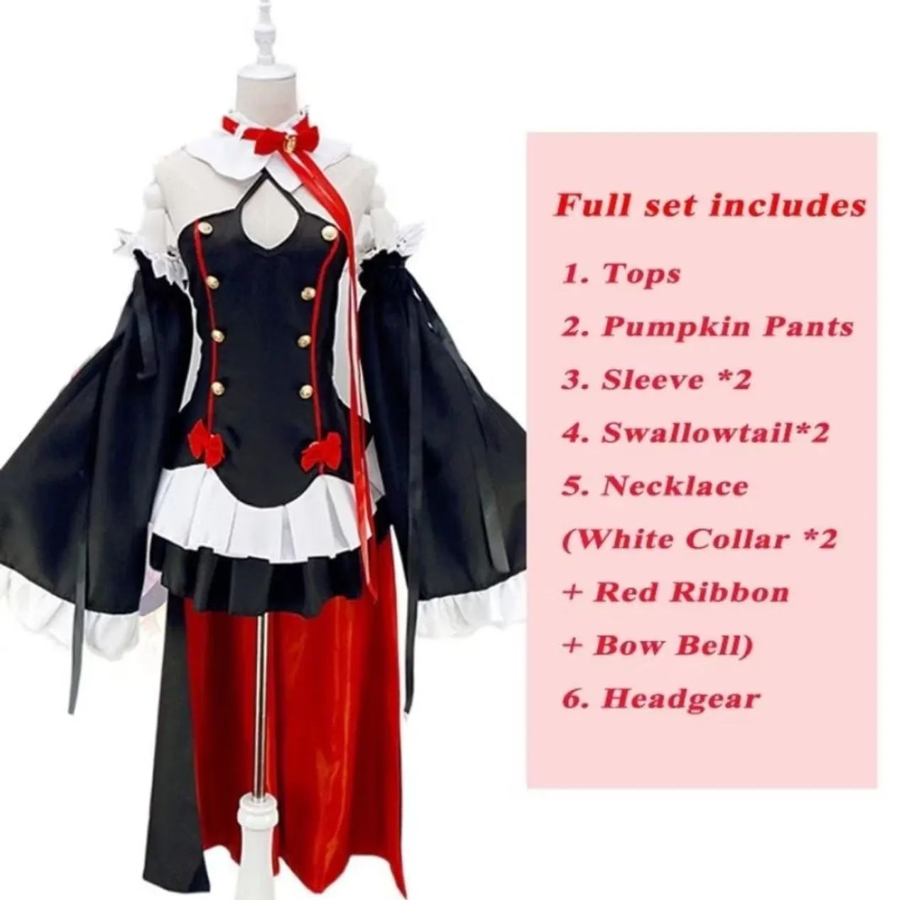 Fantasia Cosplay Krul Tepes - Foto 2