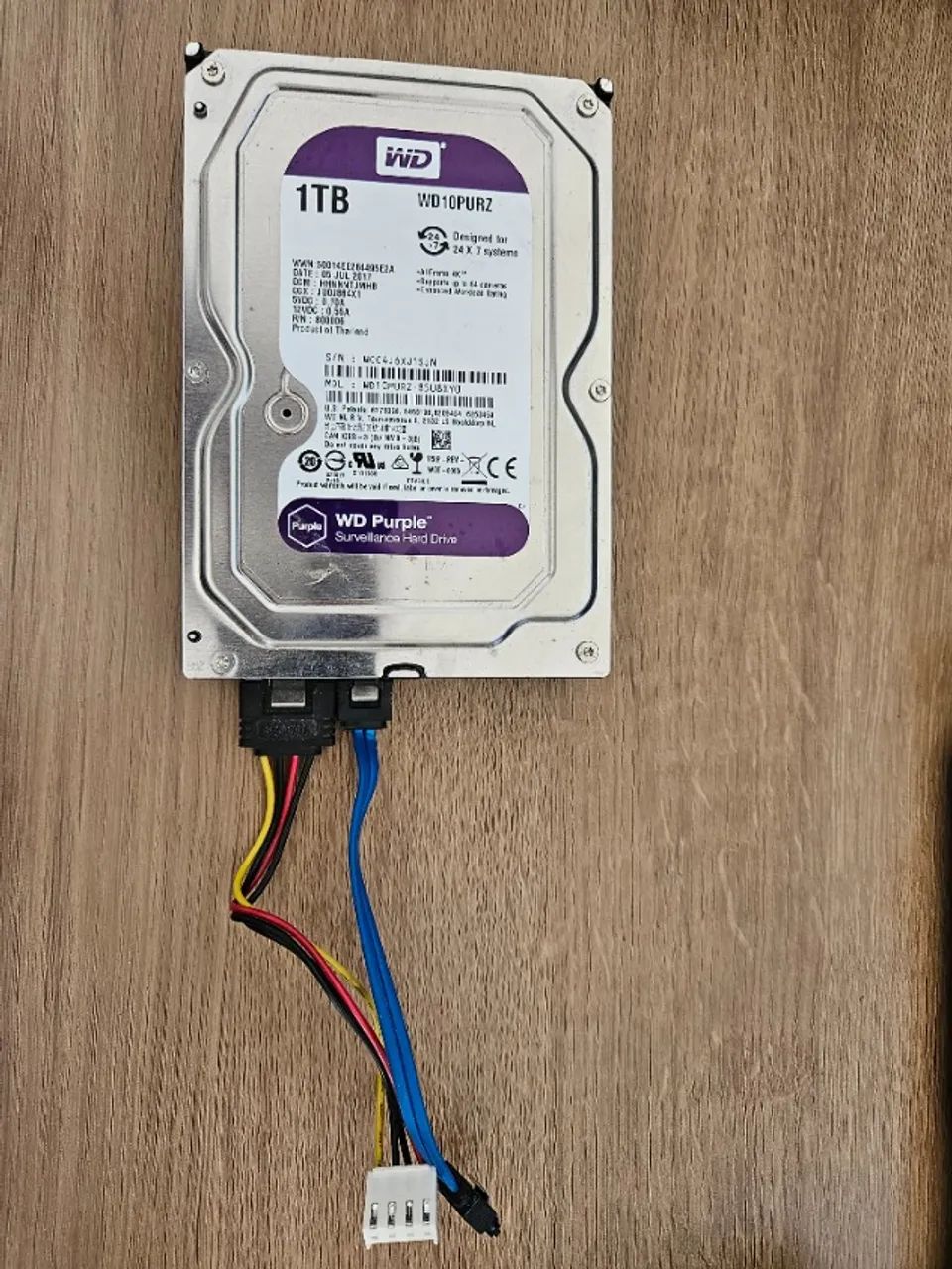HD 1 TERA Purple Intelbras