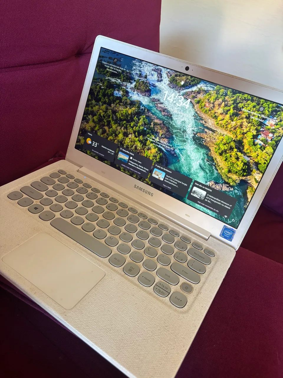 Notebook Samsung flash F30 Branco giz