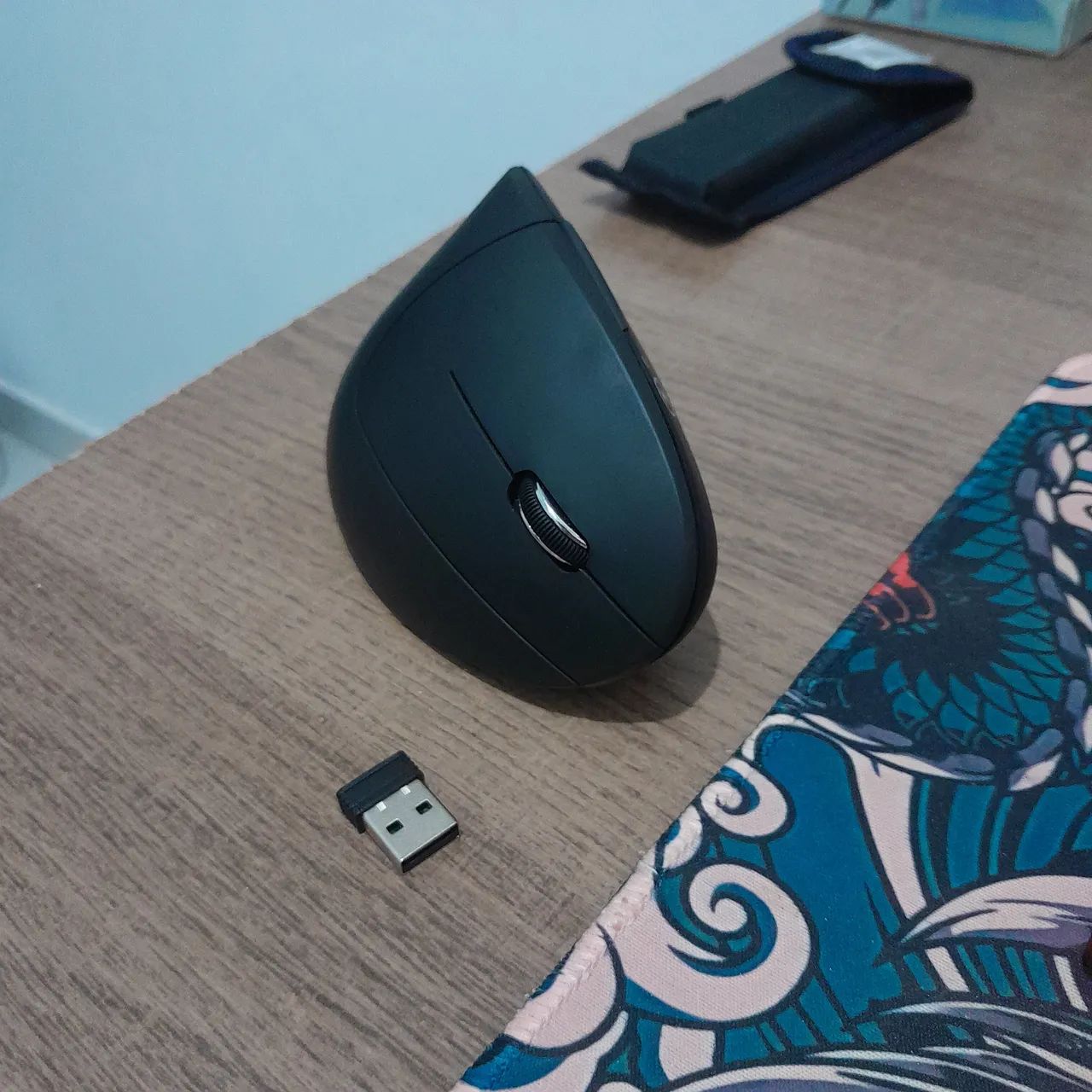 Mouse sem fio/bluetooth vertical ergonômico - Foto 4