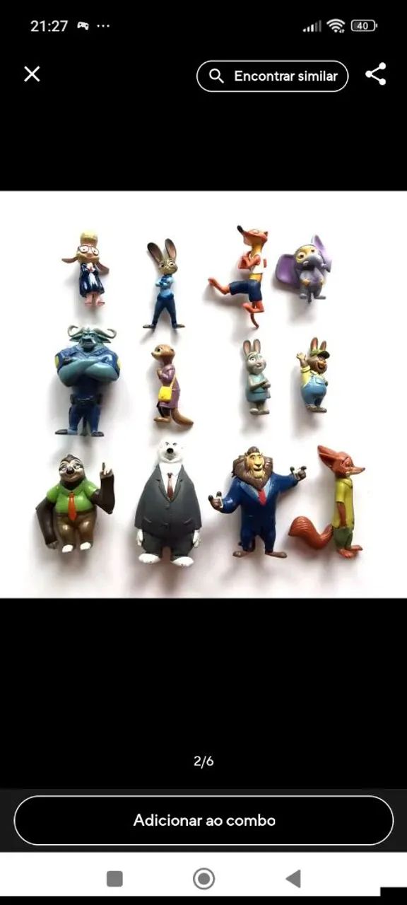 Boneco Zootopia 