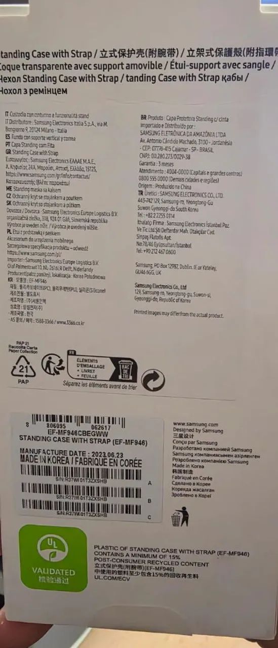 Capa original Samsung Case Z FOLD5 - Foto 5