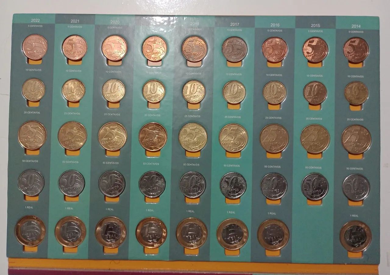 Álbum para moedas antigas de 1994 a 2025  - Foto 3