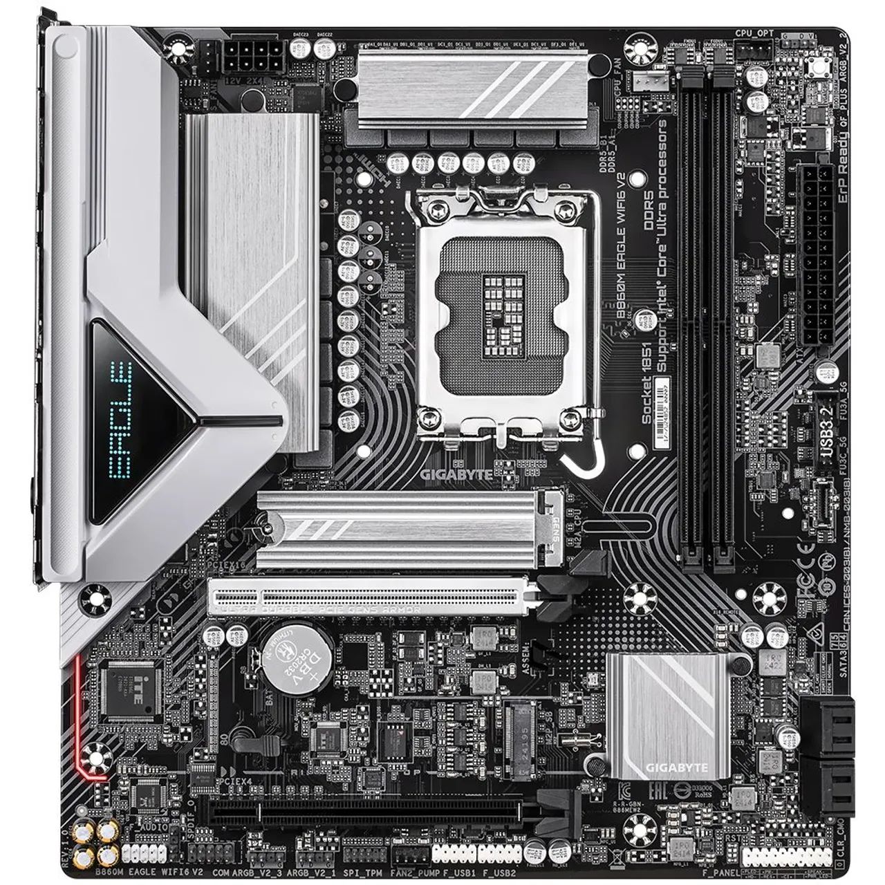 Placa Mãe Gigabyte B860M Eagle Wi-Fi 6 V2 Socket LGA 1851 / DDR5 - Foto 3