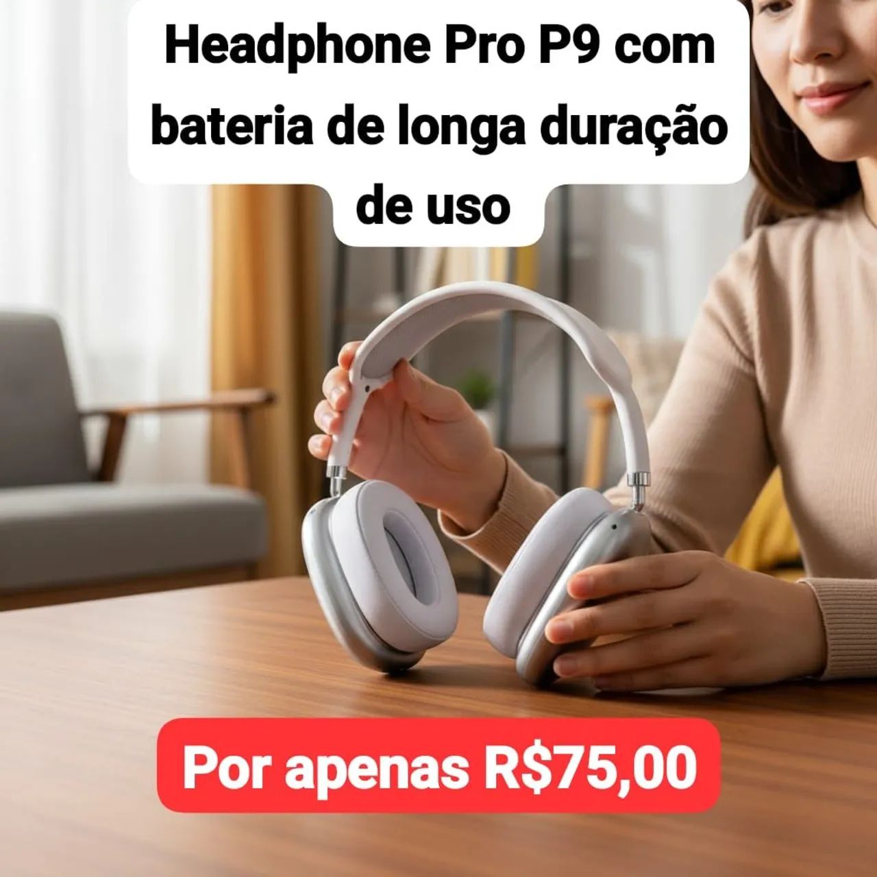 Headphone - som de qualidade e entrega rápida