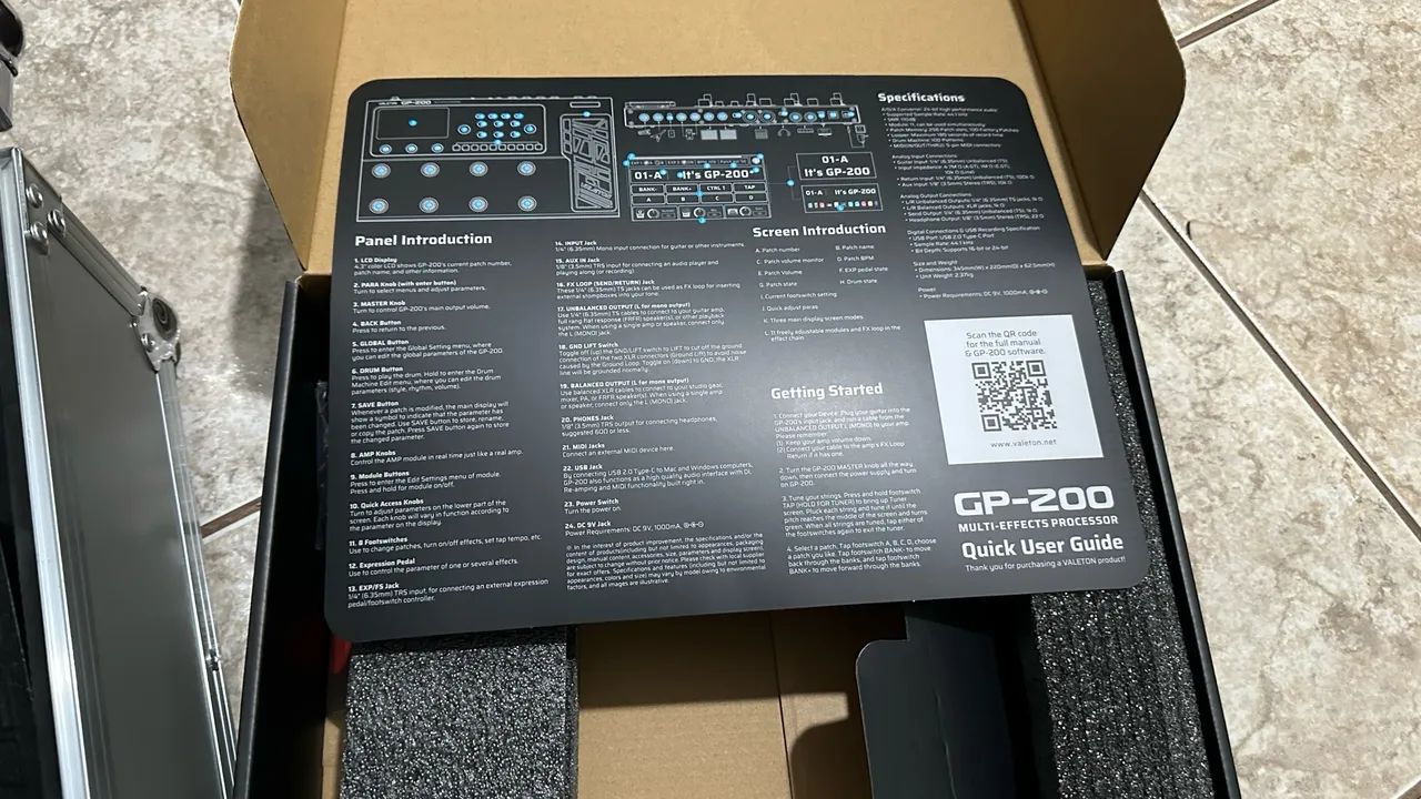 Valeton GP200 zerada, com caixa e bag! - Foto 5