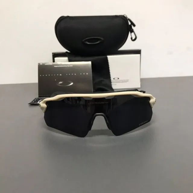 óculos de sol oakley radar black sand ciclismo